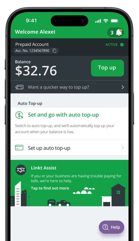 my linkt toll account.